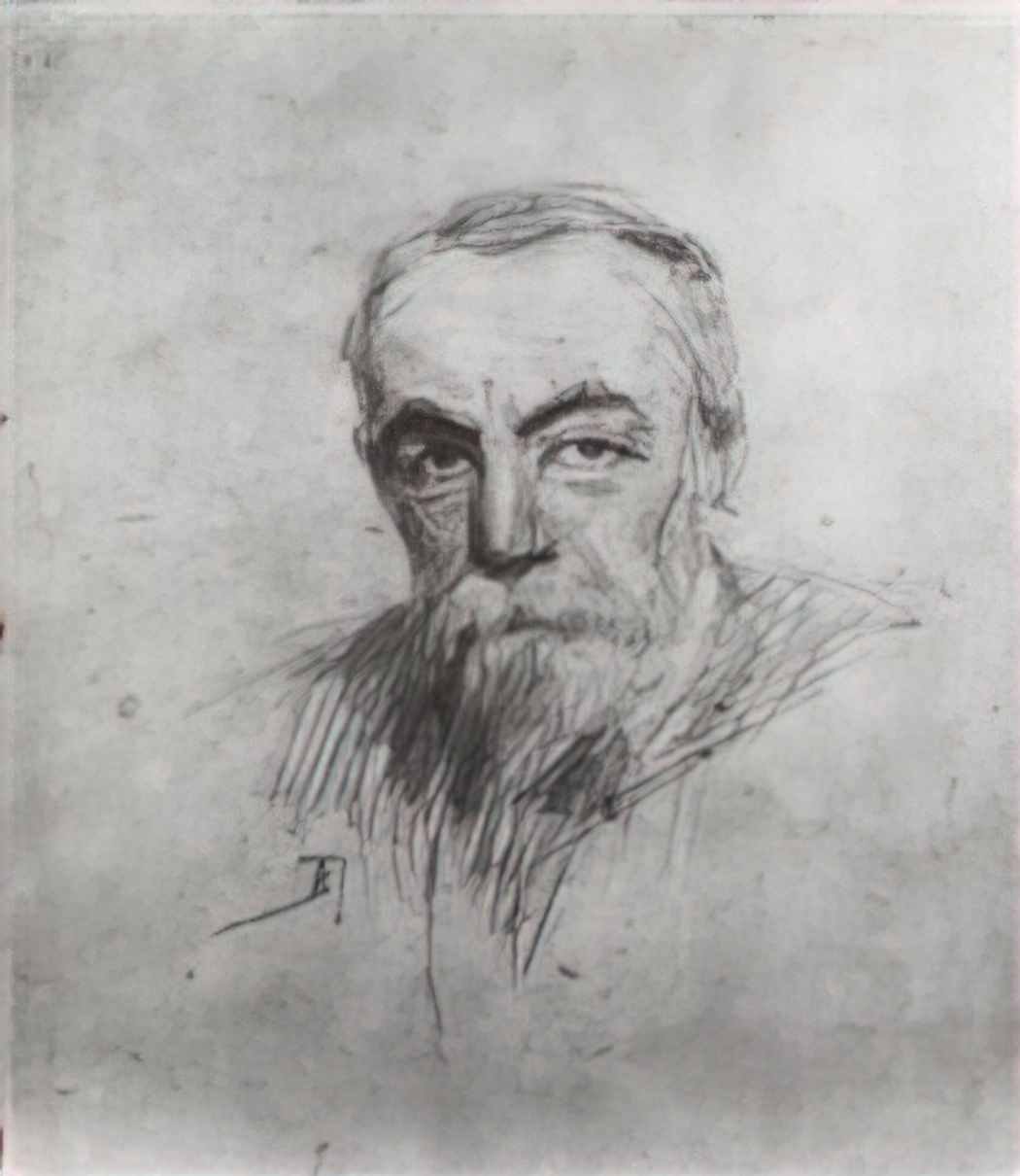 Vasily Polenov self portrait Art A4 Photo Print