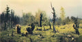 Vasily Polenov the burnt forest 1881 Art A4 Photo Print