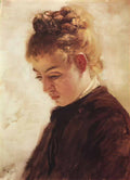 Vasily Polenov the head of model blanche orme 1875 Art A4 Photo Print