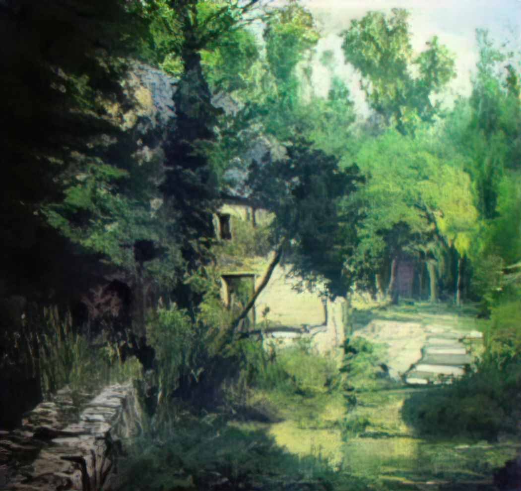 Vasily Polenov the mill on the source of the river vel 1874 Art A4 Photo Print