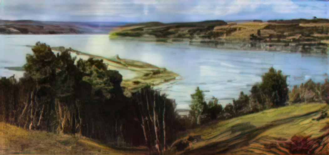 Vasily Polenov the river oka 1918 Art A4 Photo Print