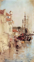 Vasily Polenov venice channals Art A4 Photo Print