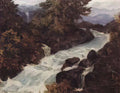 Vasily Polenov waterfall Art A4 Photo Print