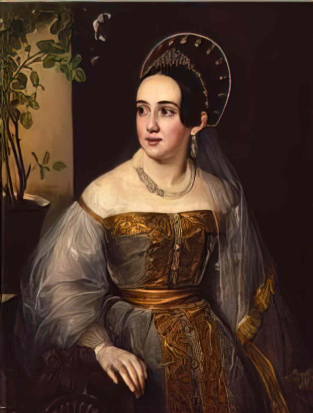 Vasily Tropinin karzinkina katherine Art A4 Photo Print