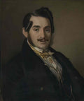 Vasily Tropinin portrait of an unknown in a black coat 1838 Art A4 Photo Print