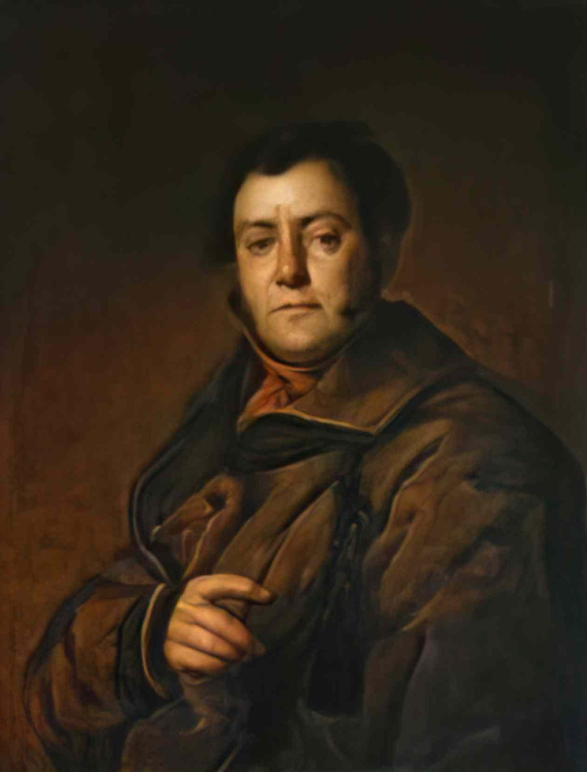 Vasily Tropinin portrait of v m yakovlev 1830 Art A4 Photo Print