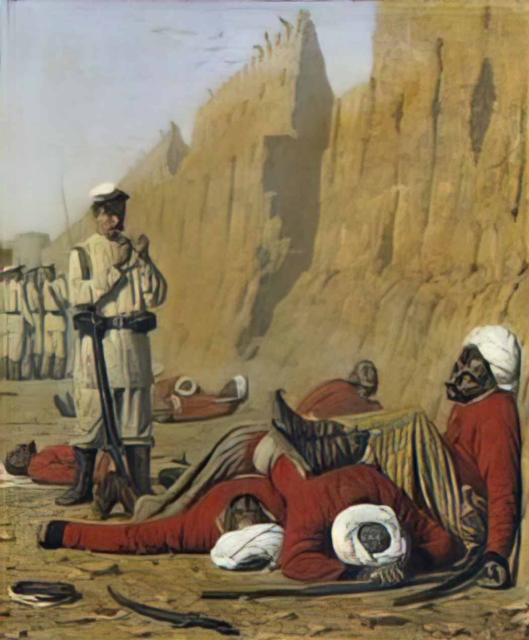 Vasily Vereshchagin after failure 1868 Art A4 Photo Print