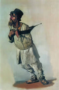 Vasily Vereshchagin burlak who hold hands on the strap 1866 Art A4 Photo Print