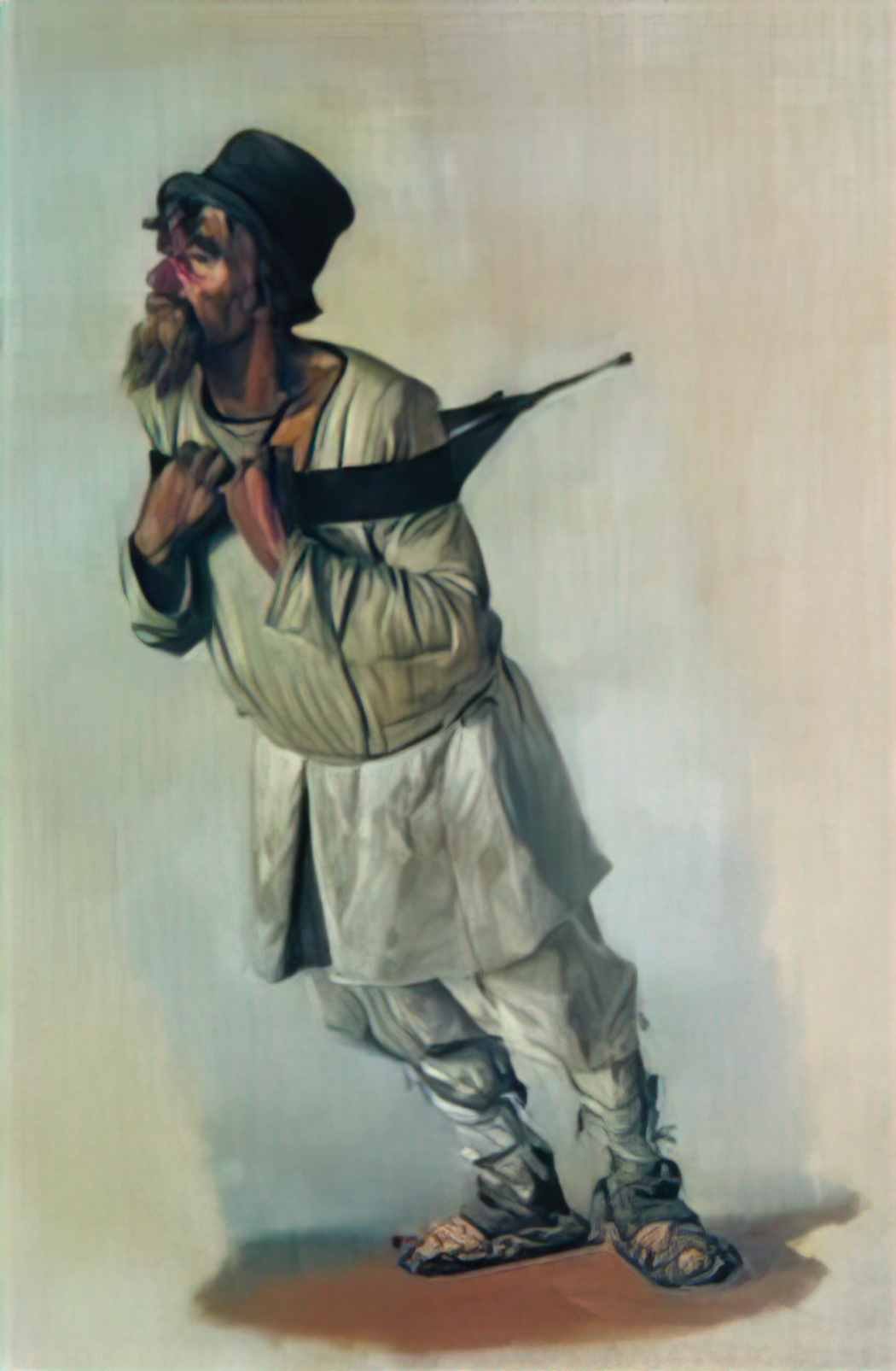 Vasily Vereshchagin burlak who hold hands on the strap 1866 Art A4 Photo Print