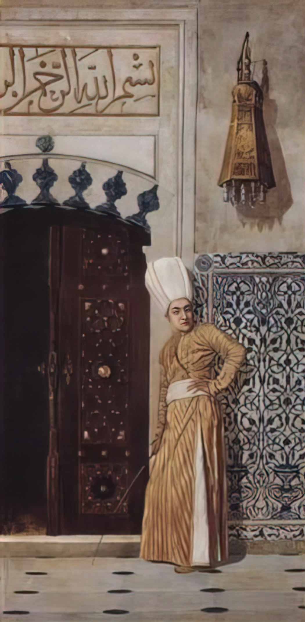 Vasily Vereshchagin eunuch at the door of the harem 1870 Art A4 Photo Print
