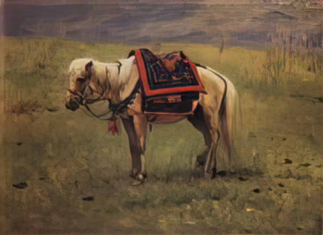 Vasily Vereshchagin himalayan ponies 1875 Art A4 Photo Print