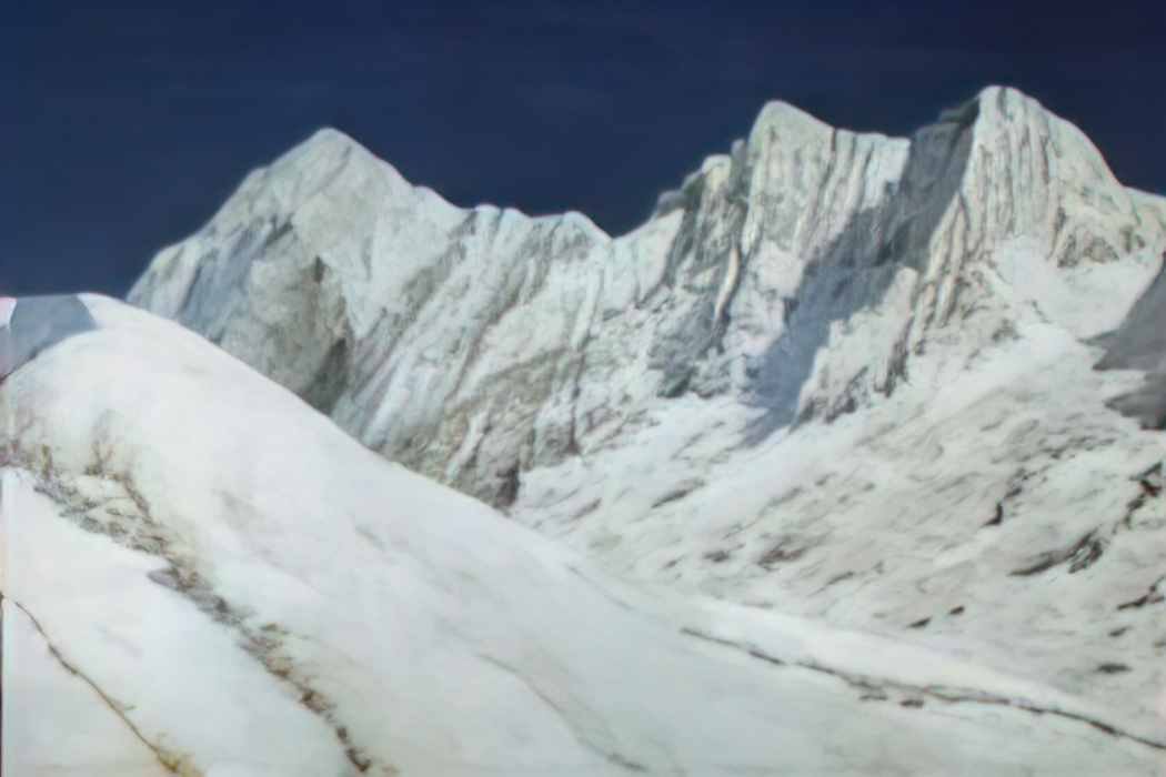 Vasily Vereshchagin in india himalayas snow 1876 Art A4 Photo Print