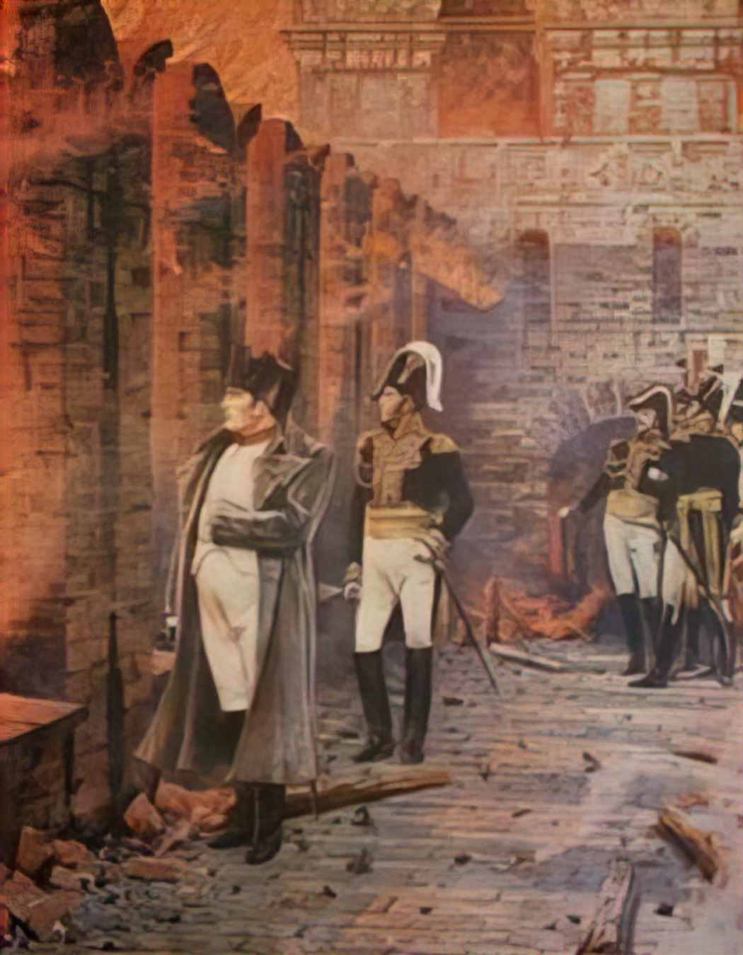 Vasily Vereshchagin in the kremlin a fire 1895 Art A4 Photo Print