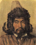 Vasily Vereshchagin kazakh with fur hat 1867 Art A4 Photo Print