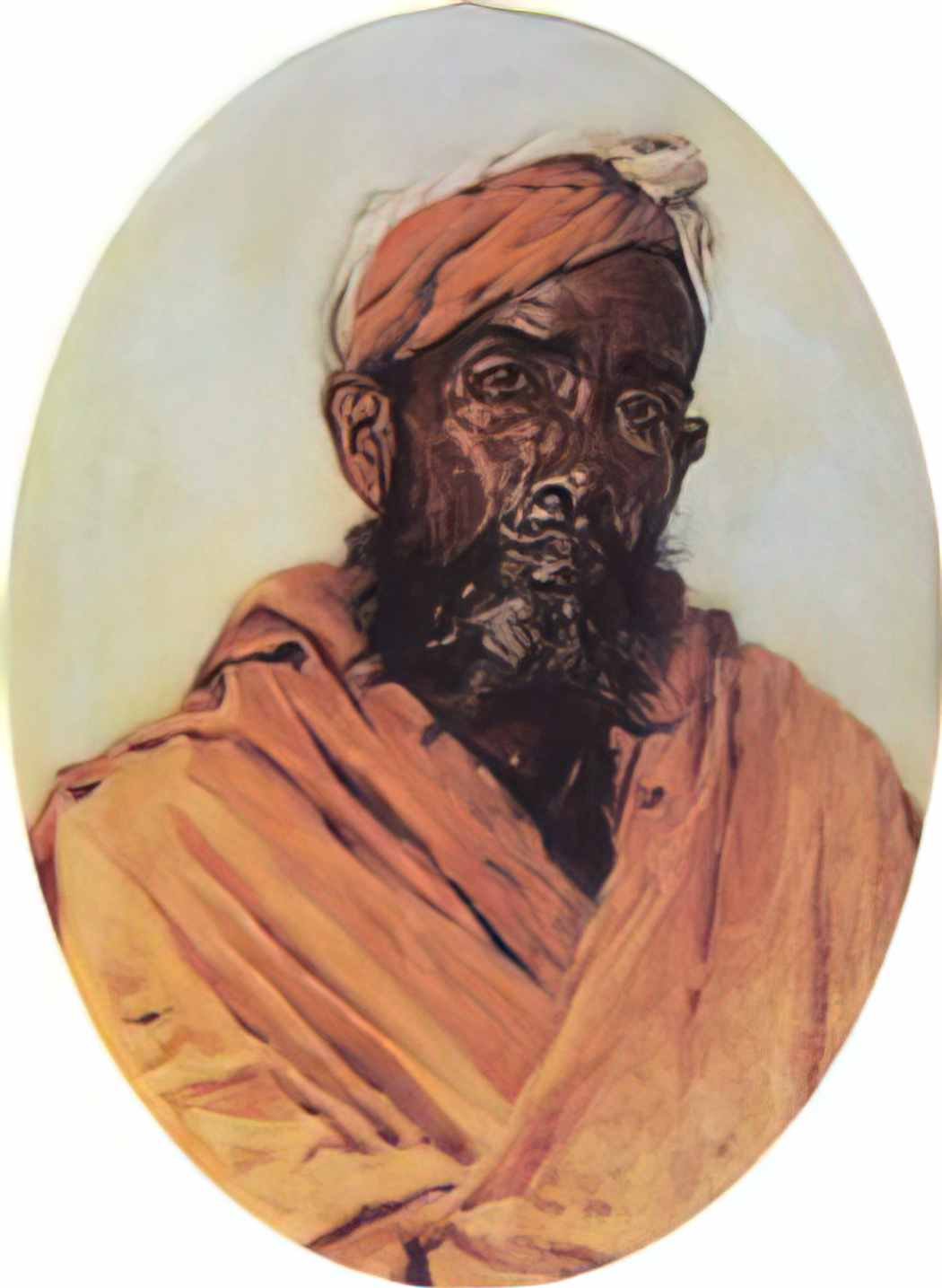 Vasily Vereshchagin moslem servant 1883 Art A4 Photo Print