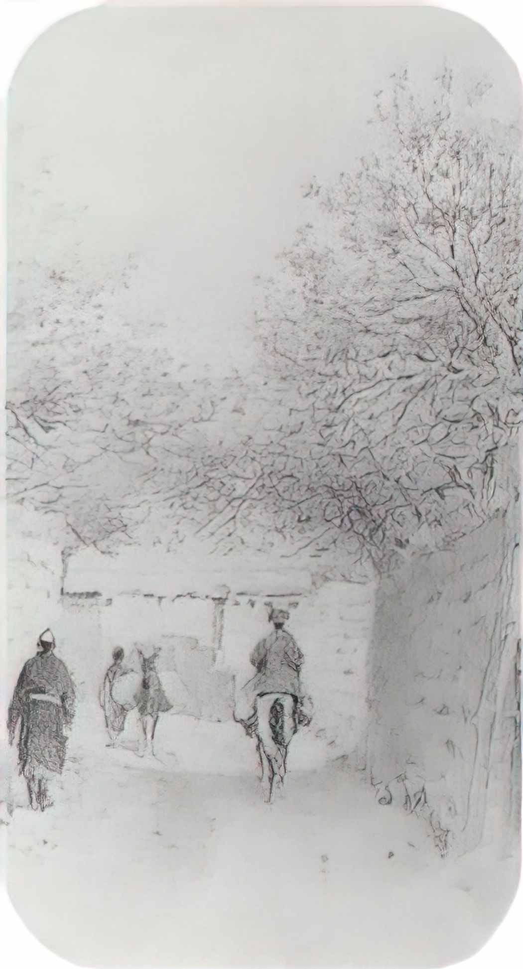 Vasily Vereshchagin street in the village hodzhagent 1868 Art A4 Photo Print