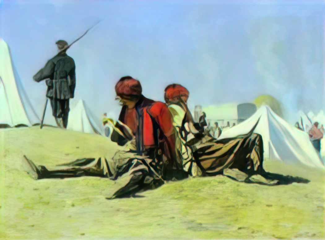 Vasily Vereshchagin two hawks bashi bazouk 1879 Art A4 Photo Print