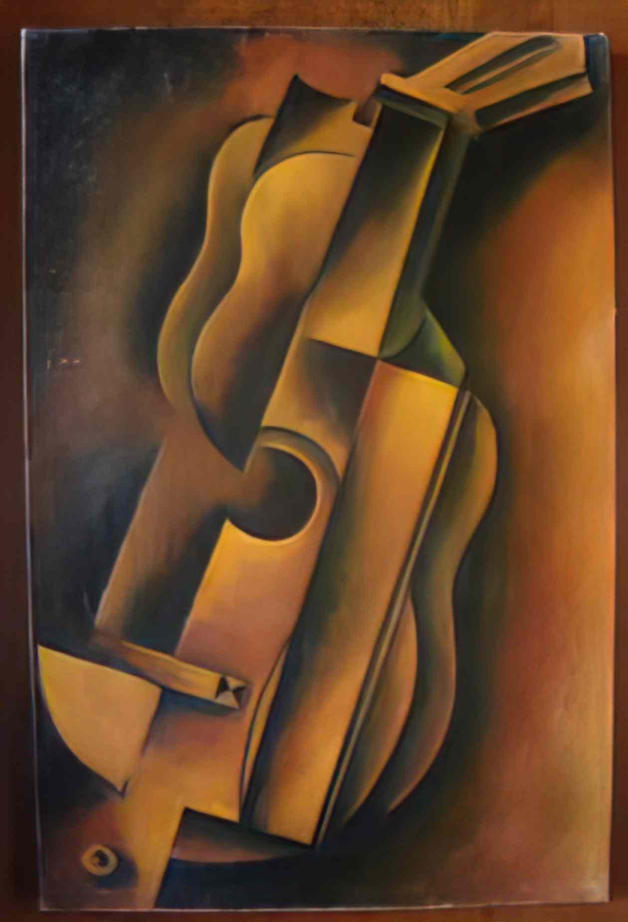 Vasyl Yermylov mandolin c1920 Art A4 Photo Print