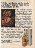 Vat 69 Gold Vintage Retro Advert Ads A4 Photo Print