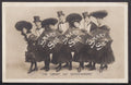 Vaudeville The Smart Set Ww1 Troop Entertainers Name On Umbrellas Vintage A4 Photo Print