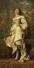Vedder Elihu Dancing Girl Aka La Regina A4 Photo Print