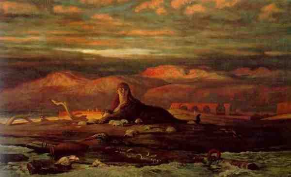 Vedder Elihu The Sphinx Of The Seashore A4 Photo Print