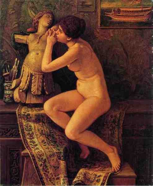 Vedder Elihu The Venetian Model A4 Photo Print