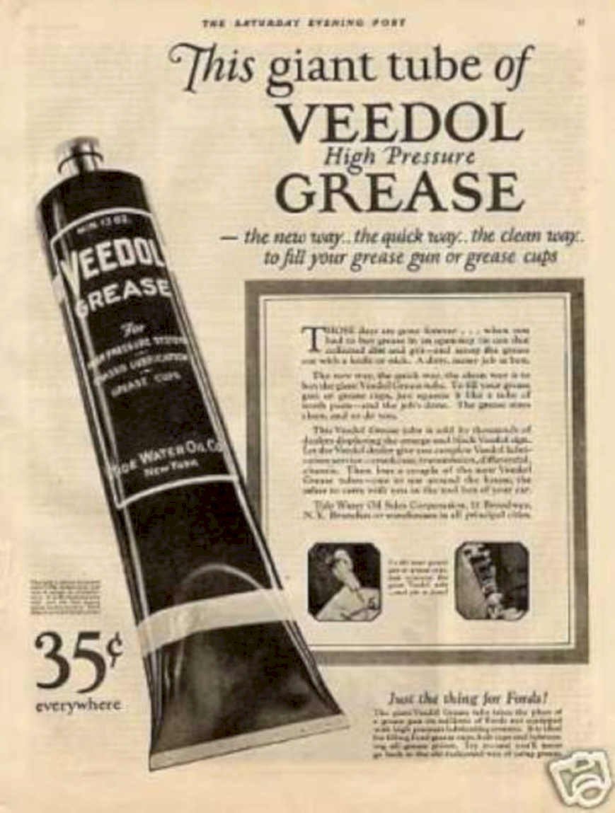 Veedol High Pressure Vintage Retro Advert Ads A4 Photo Print