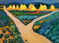Vegetable Fields Macke A4 Photo Print