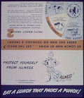 Vegetable Lunch Punch Vintage Retro Advert Poster A4 Photo Print