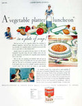 Vegetable Platter Lunch 2 Vintage Retro Advert Ads A4 Photo Print