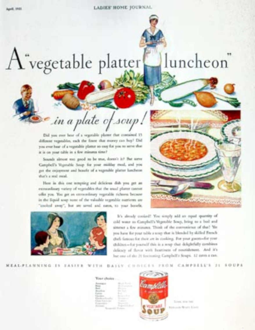 Vegetable Platter Lunch 2 Vintage Retro Advert Ads A4 Photo Print