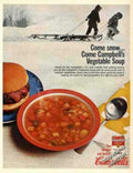 Vegetable Soup Winter Vintage Retro Advert Ads A4 Photo Print