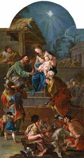 Velazquez gonzalez adoration of the magi Art A4 Photo Print