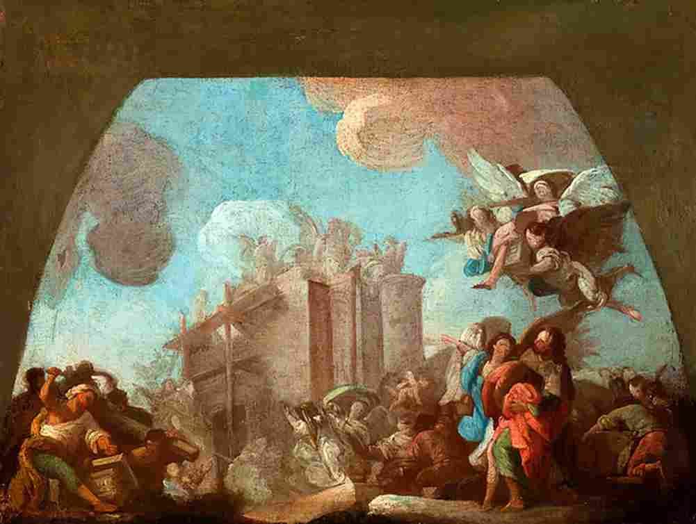 Velazquez gonzalez construction of the primitive santa capilla Art A4 Photo Print