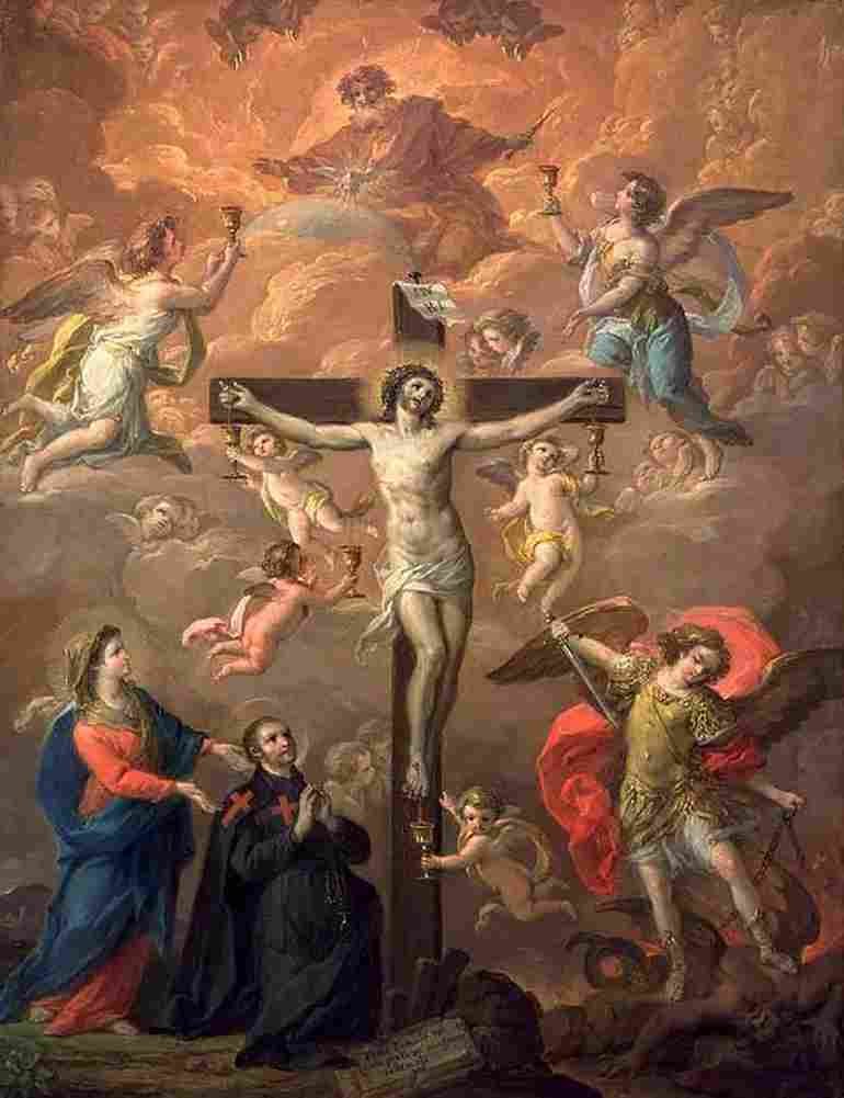 Velazquez gonzalez crucifixion with saint michael Art A4 Photo Print