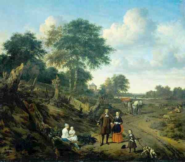 Velde Adriaen Van De 5 67Family A4 Photo Print