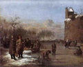 Velde Adriaen Van De Amusement On The Ice A4 Photo Print