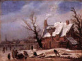 Velde Esaias Van De Winter Landscape 1629 A4 Photo Print
