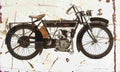 Velocette D2 1921 Aged Vintage A4 Photo Print