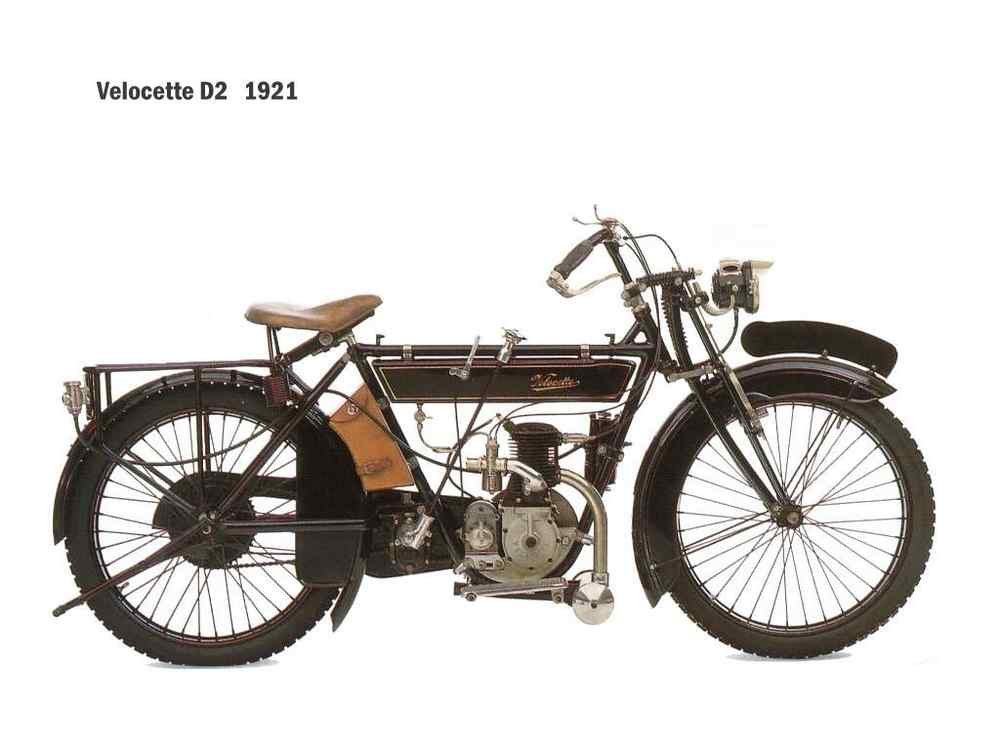 Velocette D2 1921 motorbike A4 Photo Print