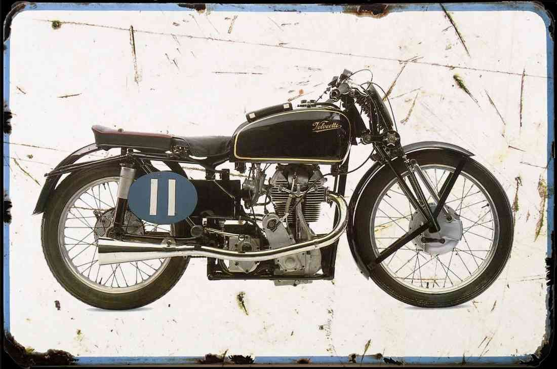 Velocette KTT Mark8 1947 AGED A4 Photo Print