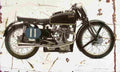 Velocette KTT Mark8 1947 Aged Vintage A4 Photo Print