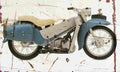 Velocette LE Mark3 1960 Aged Vintage A4 Photo Print