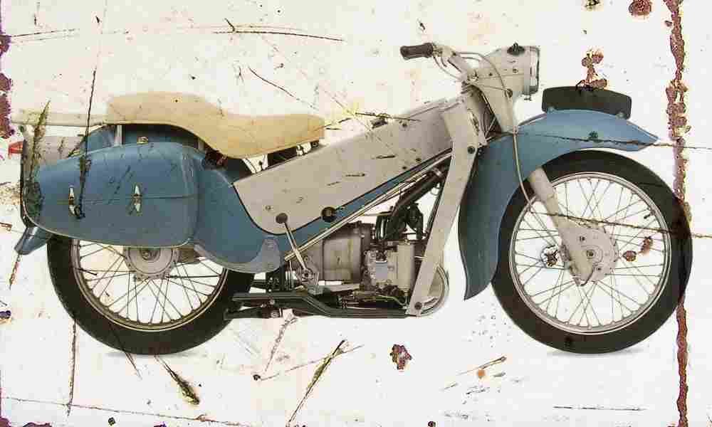 Velocette LE Mark3 1960 Aged Vintage A4 Photo Print