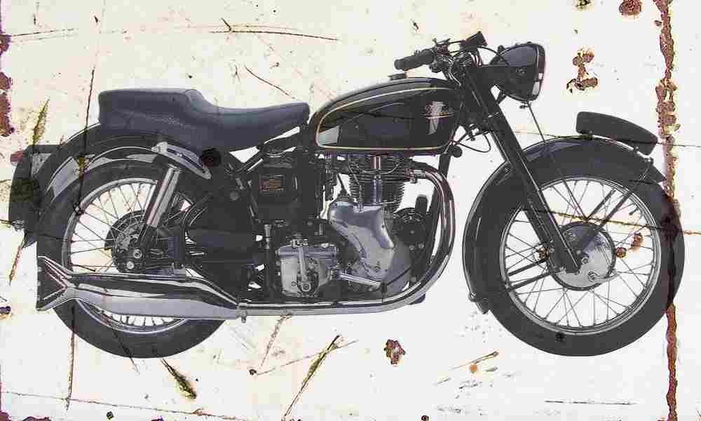 Velocette MMS 1954 Aged Vintage A4 Photo Print
