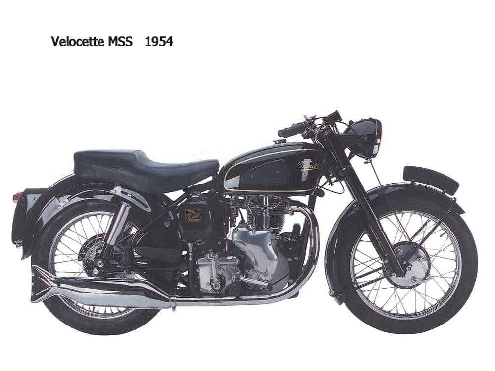 Velocette MMS 1954 motorbike A4 Photo Print