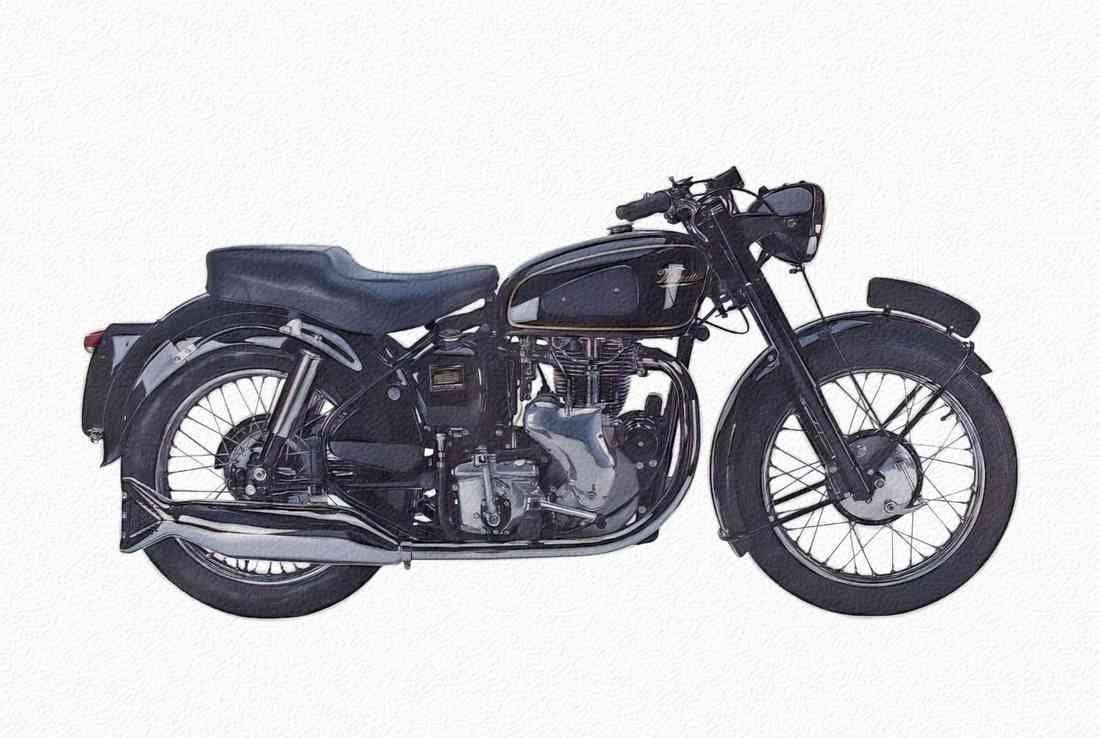 Velocette MMS 1954 special edition A4 Photo Print