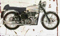 Velocette Thruxton Venom 1967 Aged Vintage A4 Photo Print