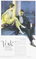 Velvet Sofa Vode Vintage Retro Advert Ads A4 Photo Print